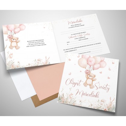 Chrzest Święty - Miś i Balony