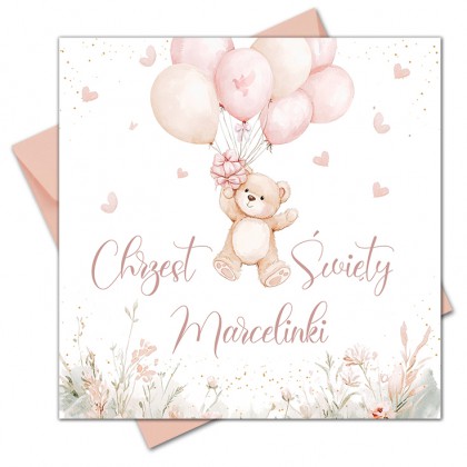 Chrzest Święty - Miś i Balony