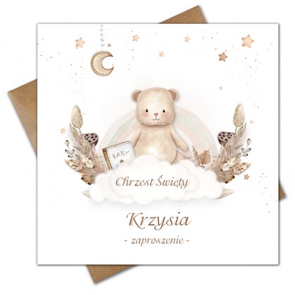 Chrzest Święty - Miś w Chmurkach