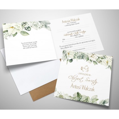 Chrzest Święty - Aniołek w Kwiatach