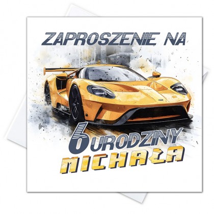 Urodziny (1-17 lat) dla Chłopca - supersamochody