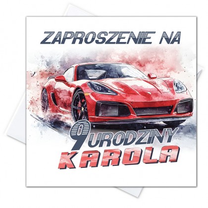 Urodziny (1-17 lat) dla Chłopca - supersamochody