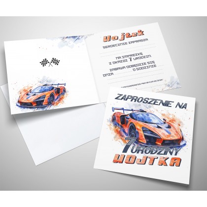 Urodziny (1-17 lat) dla Chłopca - supersamochody