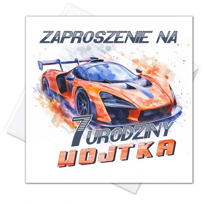 Urodziny (1-17 lat) dla Chłopca - supersamochody
