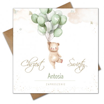 Chrzest Święty - Miś i Baloniki