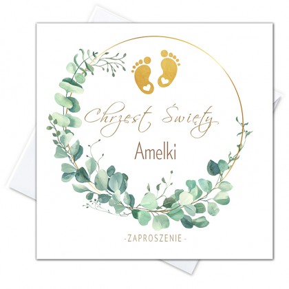 Chrzest Święty - małe stópki