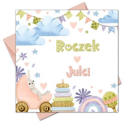 Pierwsze urodziny, roczek, boho.