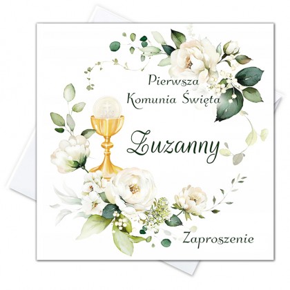 Komunia - Kwiatowy Anemone IHS