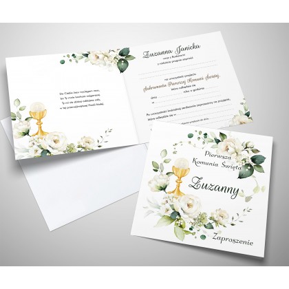 Komunia - Kwiatowy Anemone IHS