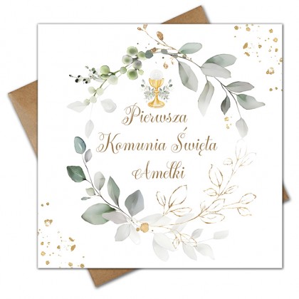 Komunia - Kielich i Wianek