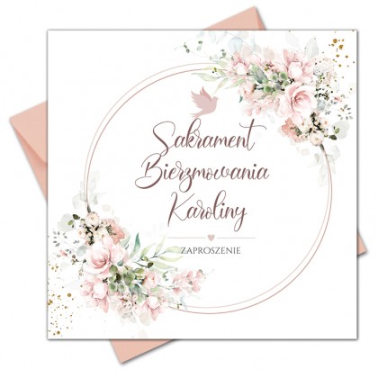 Bierzmowanie - Różowy Wianek