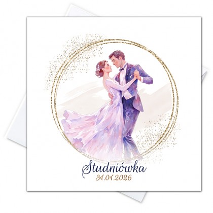 Studniówka - tańcząca para