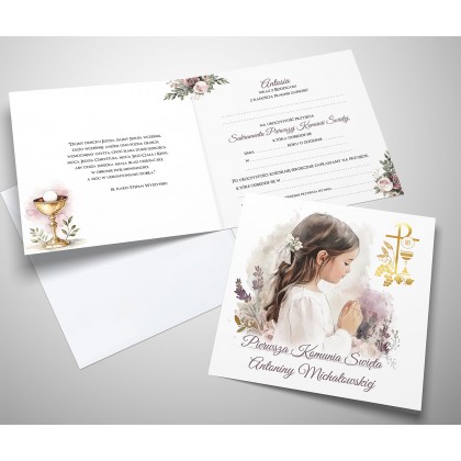 Komunia - dla dziewczynki