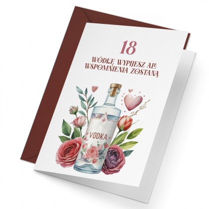 Kartka na 18 urodziny
