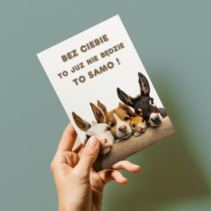 Karnet - Zmiana Pracy, bez Ciebie to nie to samo.