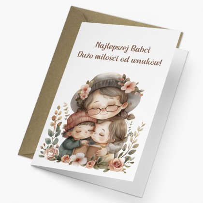 Kartka - Na dzień Babci