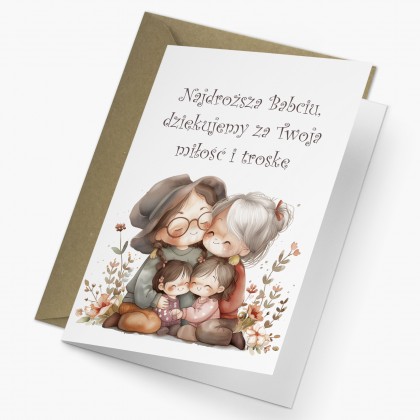 Kartka - Na dzień Babci