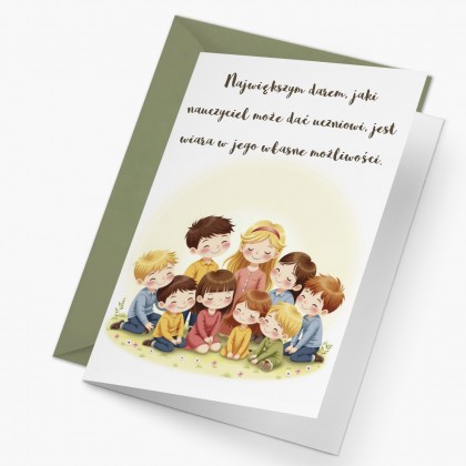 Kartka - Zakończenie Przedszkola